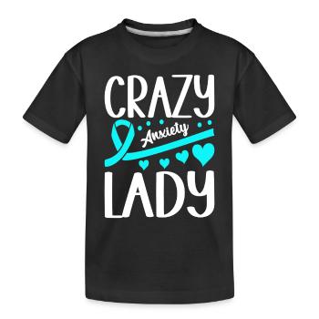 Trouble anxieux Trouble anxieux - T-shirt bio Premium Enfant - noir - Devant
