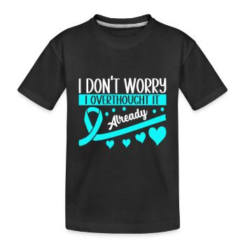 Trouble anxieux Trouble anxieux - T-shirt bio Premium Enfant - noir - Devant