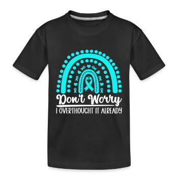 Trouble anxieux Trouble anxieux - T-shirt bio Premium Enfant - noir - Devant