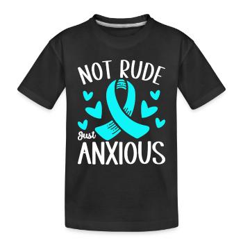 Trouble anxieux Trouble anxieux - T-shirt bio Premium Enfant - noir - Devant