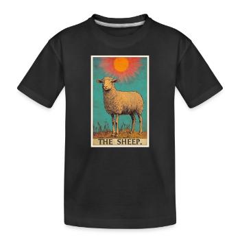 Sheep Sheep - Kids' Premium Organic T-Shirt - black - Front