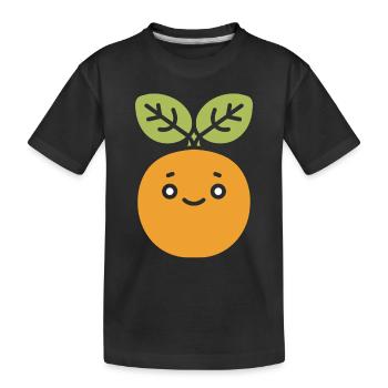pois chiche - T-shirt bio Premium Enfant - noir - Devant