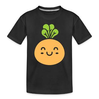 pois chiche - T-shirt bio Premium Enfant - noir - Devant