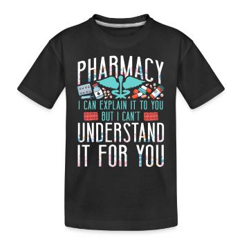 Technicien en pharmacie - T-shirt bio Premium Enfant - noir - Devant
