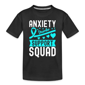 Trouble anxieux Trouble anxieux - T-shirt bio Premium Enfant - noir - Devant