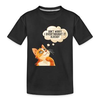 Trouble anxieux Trouble anxieux - T-shirt bio Premium Enfant - noir - Devant