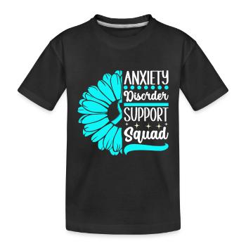 Trouble anxieux Trouble anxieux - T-shirt bio Premium Enfant - noir - Devant