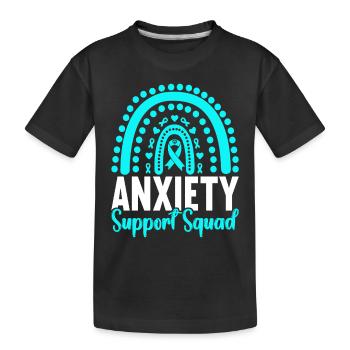 Trouble anxieux Trouble anxieux - T-shirt bio Premium Enfant - noir - Devant