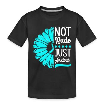 Trouble anxieux Trouble anxieux - T-shirt bio Premium Enfant - noir - Devant