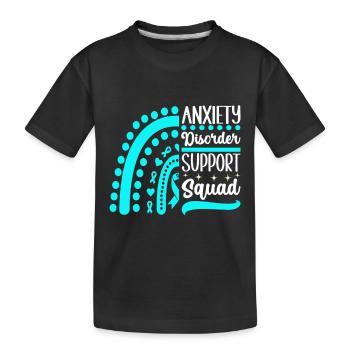 Trouble anxieux Trouble anxieux - T-shirt bio Premium Enfant - noir - Devant