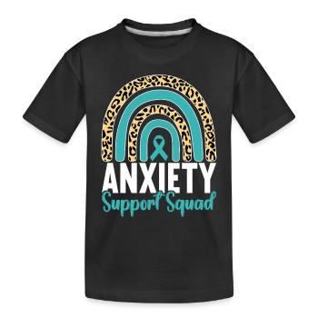 Trouble anxieux Trouble anxieux - T-shirt bio Premium Enfant - noir - Devant