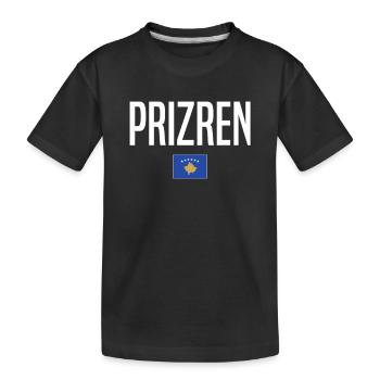 Prizren Kosovo - Kids' Premium Organic T-Shirt - black - Front