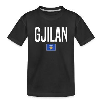 Gjilan Kosovo - Kids' Premium Organic T-Shirt - black - Front