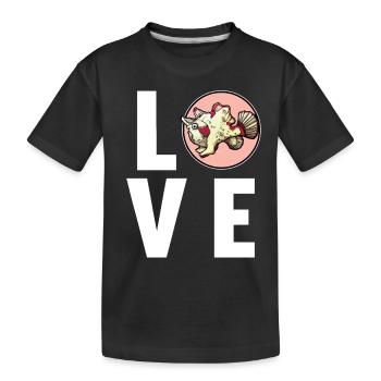 Frogfish Anglerfisch - Kids' Premium Organic T-Shirt - black - Front