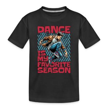 Professeur de danse La danse est ma saison préférée de danse - T-shirt bio Premium Enfant - noir - Devant
