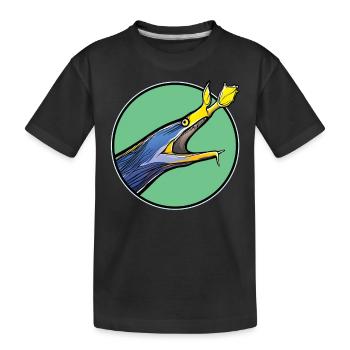 Nasal Moray Eel Ghost Moray - Kids' Premium Organic T-Shirt - black - Front