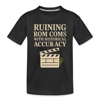 History Historian Humor Weird History History Nerd - Kinder Premium Bio T-Shirt - Schwarz - Vorne