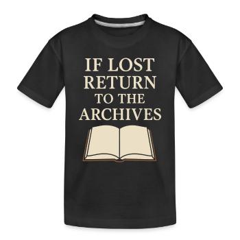 History Historian Humor Weird History History Nerd - Kinder Premium Bio T-Shirt - Schwarz - Vorne