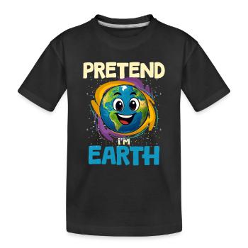 Planète Terre - T-shirt bio Premium Enfant - noir - Devant