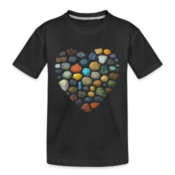 Géologie Roche - T-shirt bio Premium Enfant - noir - Devant
