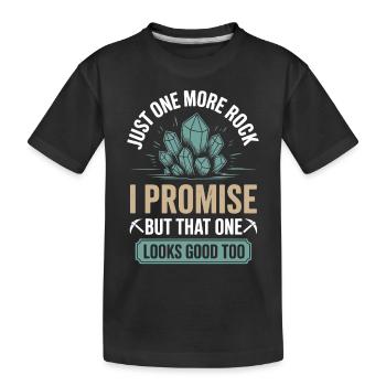 Géologie Roche - T-shirt bio Premium Enfant - noir - Devant