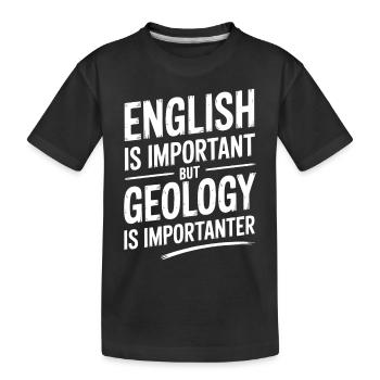 Géologie Roche - T-shirt bio Premium Enfant - noir - Devant