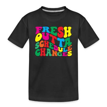 Frisch Aus Stundenplanänderungen Schulberater - Kinder Premium Bio T-Shirt - Schwarz - Vorne