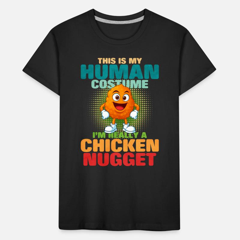 Nugget de poulet T-shirt bio Premium Enfant