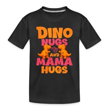 Chicken Nugget - Kinder Premium Bio T-Shirt - Schwarz - Vorne