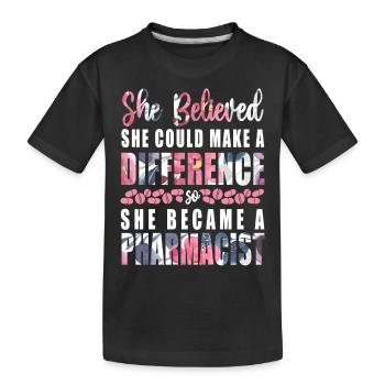Technicien en pharmacie - T-shirt bio Premium Enfant - noir - Devant