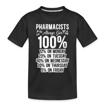 Technicien en pharmacie - T-shirt bio Premium Enfant - noir - Devant