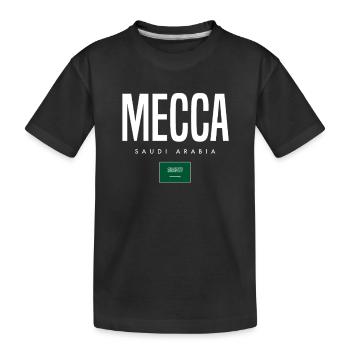 La Mecque, Arabie Saoudite - T-shirt bio Premium Enfant - noir - Devant