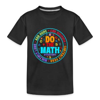 Mathématiques - T-shirt bio Premium Enfant - noir - Devant
