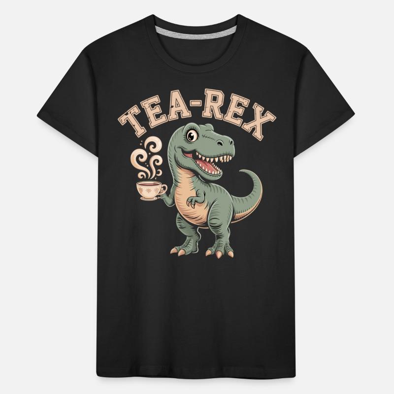 Tea-Rex – The Tea Dino Kids' Premium Organic T-Shirt