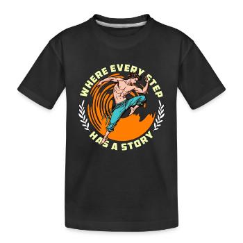 Dance Teacher Where Every Step Has Choreography - Kids' Premium Organic T-Shirt - black - Front