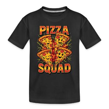 Pizza - T-shirt bio Premium Enfant - noir - Devant