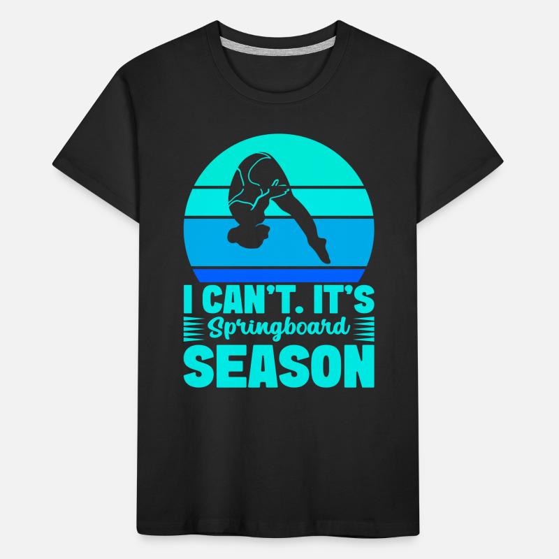 Diving diving board Kids' Premium Organic T-Shirt
