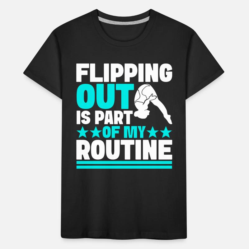 Diving diving board Kids' Premium Organic T-Shirt