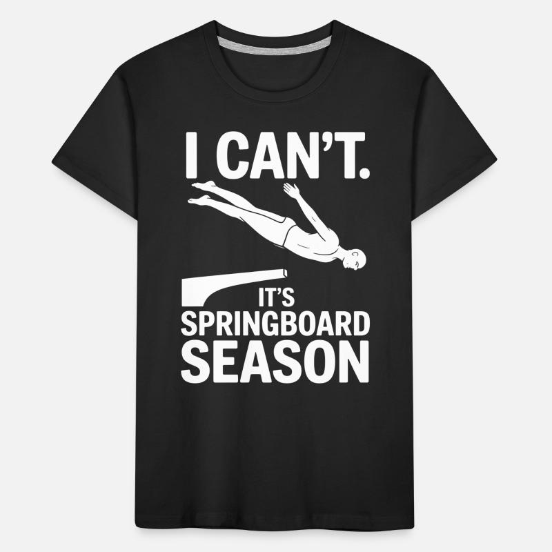 Diving diving board Kids' Premium Organic T-Shirt
