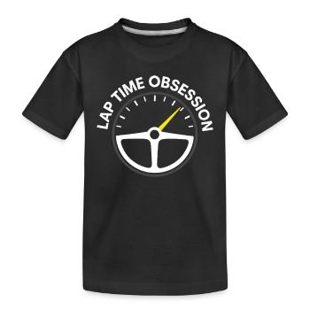 Sim Racing Simulator Cockpit Esports Racer - Kinder Premium Bio T-Shirt - Schwarz - Vorne