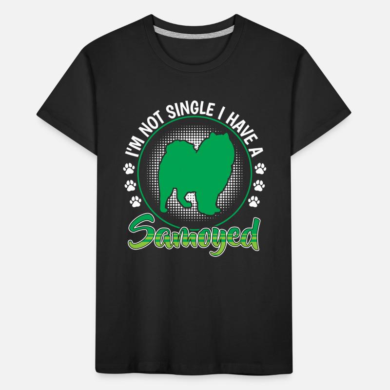 Samoyed Non Single Sled Dog Kids' Premium Organic T-Shirt