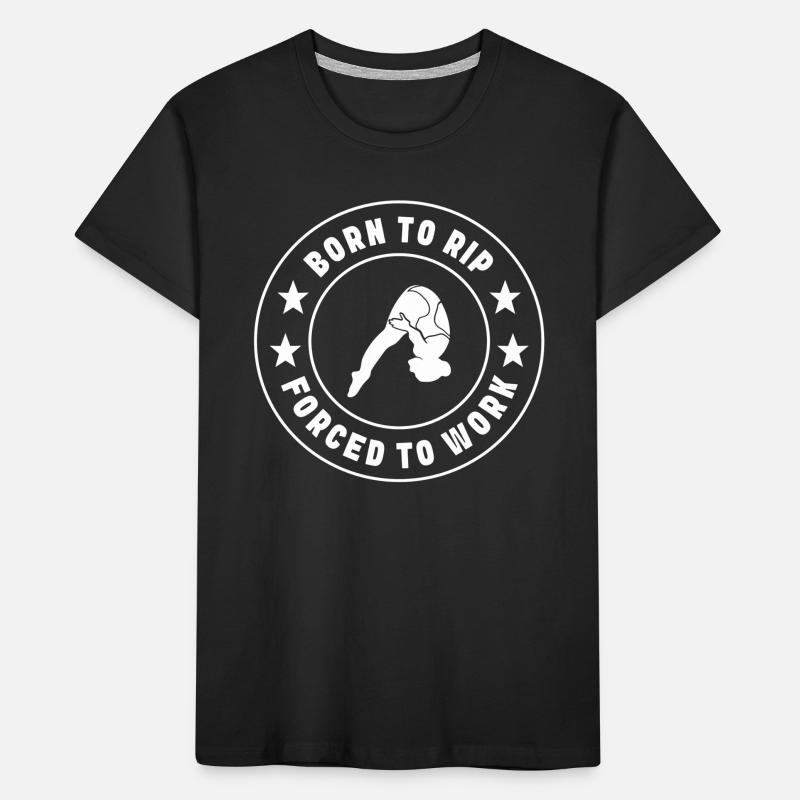 Diving diving board Kids' Premium Organic T-Shirt