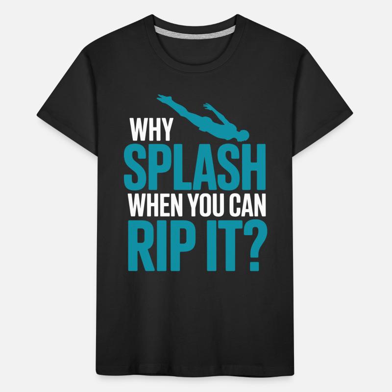 Diving diving board Kids' Premium Organic T-Shirt
