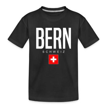 Berne, Suisse - T-shirt bio Premium Enfant - noir - Devant