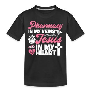 Technicien en pharmacie - T-shirt bio Premium Enfant - noir - Devant