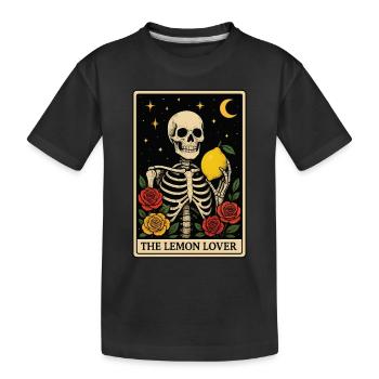 Tarot au citron - T-shirt bio Premium Enfant - noir - Devant