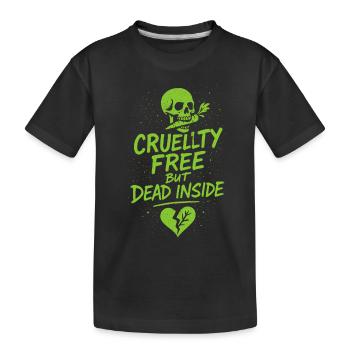 Vegan Punk Rebel Vegan Vegan Anarchist Vegan - Kids' Premium Organic T-Shirt - black - Front