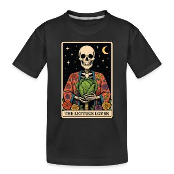 Salade Tarot - T-shirt bio Premium Enfant - noir - Devant