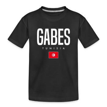 Gabès Tunisie - T-shirt bio Premium Enfant - noir - Devant