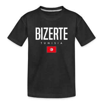Bizerte, Tunisie - T-shirt bio Premium Enfant - noir - Devant